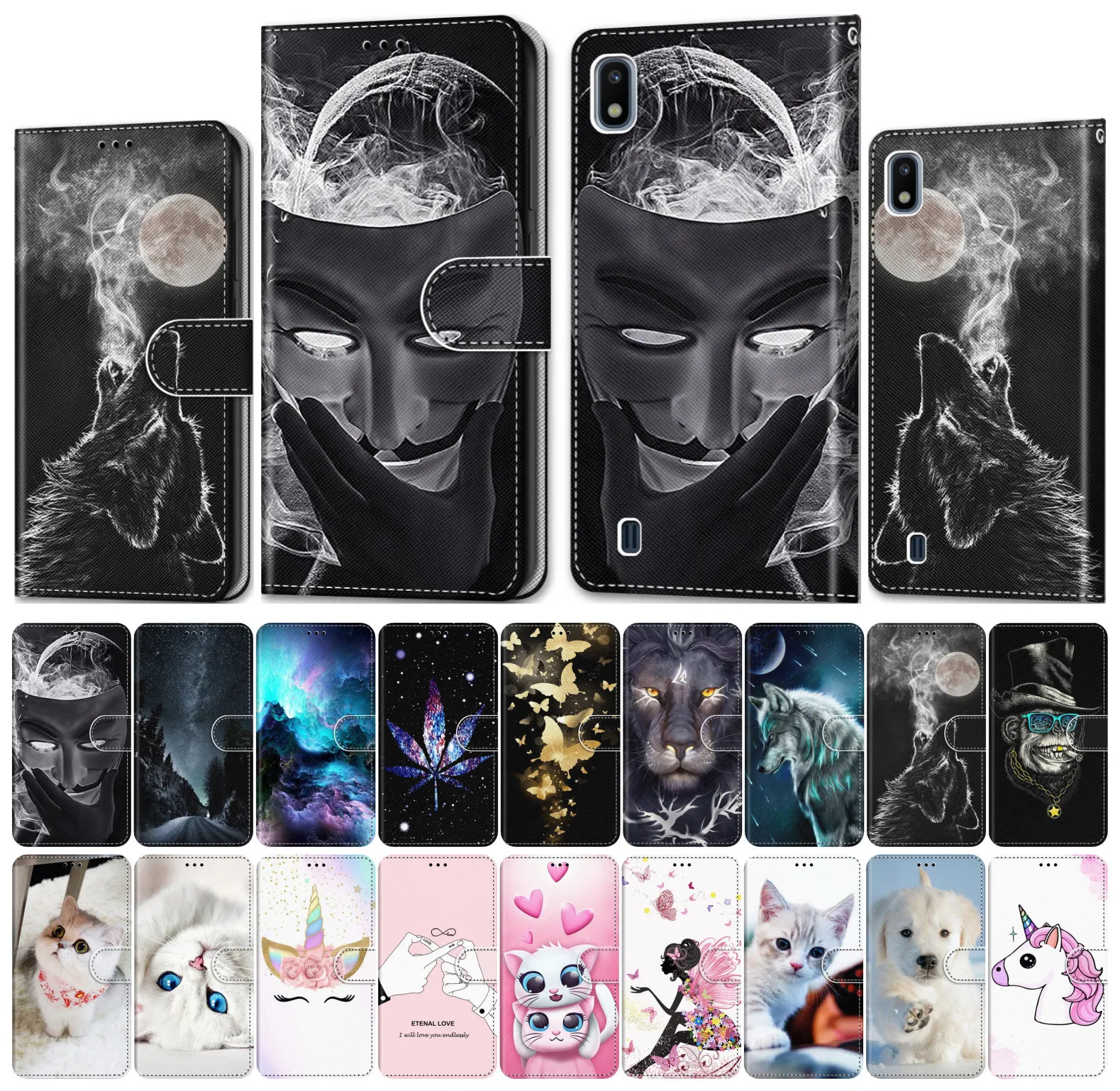 Чехол для Huawei P10 Lite P9 2016 P8 2017 2015 кожаный чехол бумажник телефона с милым тигром