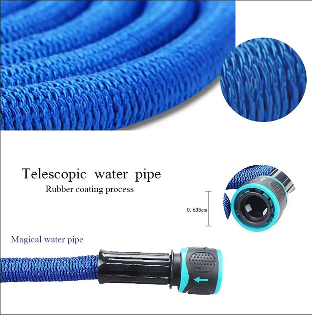 TPE Telescopic Water Pipe Garden Hole Reels Magic Flexible winter Preven Burst Plastic Pipe For Garden Cleaning Watering Flowers