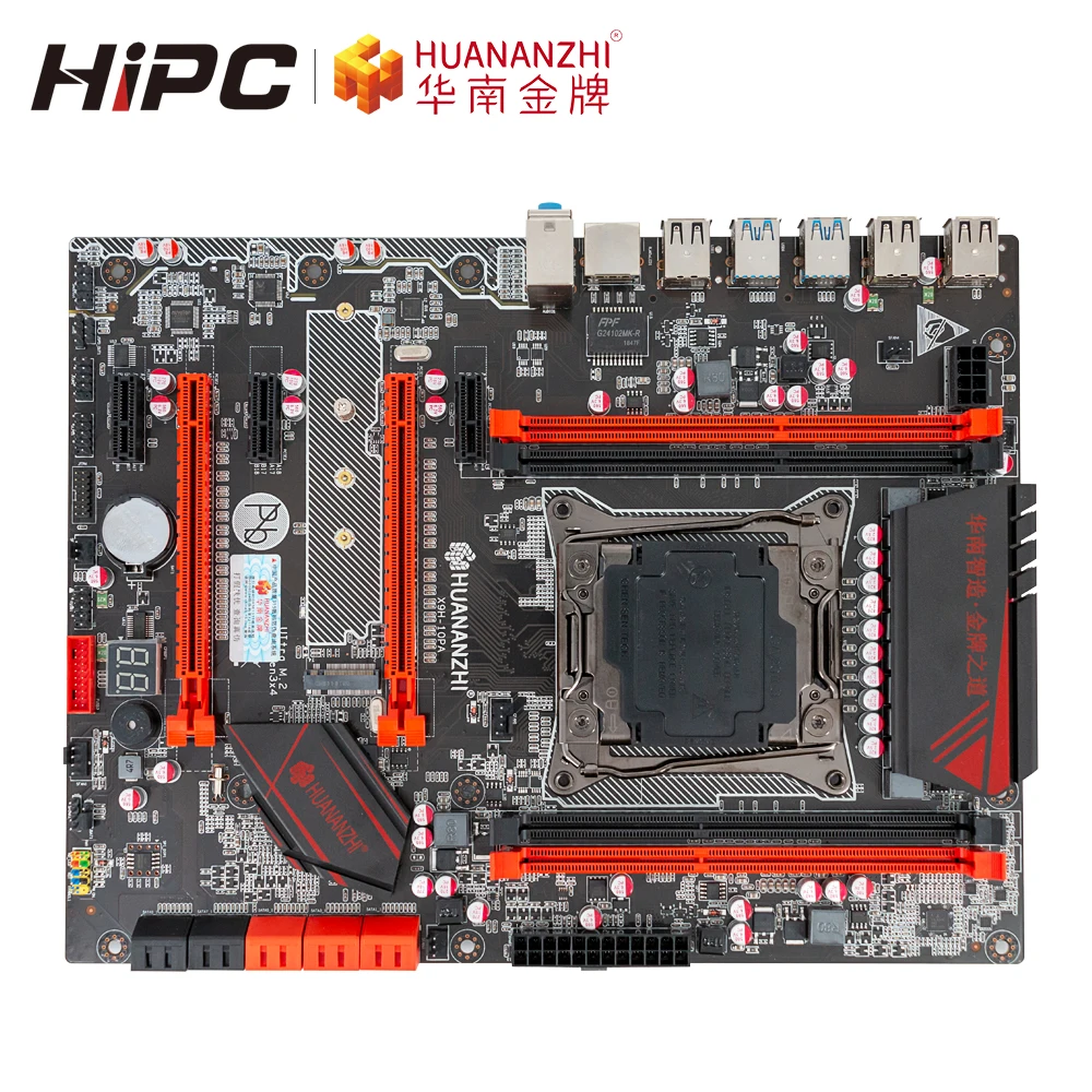 Игровая материнская плата huanan Zhi X99-AD3 для Intel X99 LGA 2011-3 DDR3 64 Гб M.2 PCI-E NVME ATX LGA2011-3