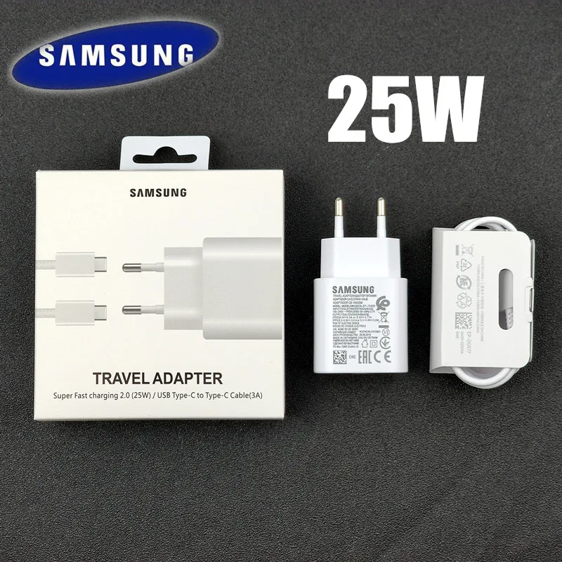 

Samsung note 10 Charger Original 25W EU Super Fast Charging power adapter for Samsung Galaxy note 10 Plus 5G s10 s10e a50 a70