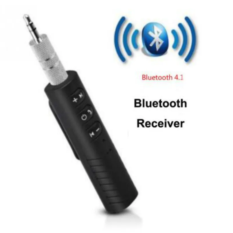 

Car Bluetooth Receiver Handsfree Wireless Adapter AUX 3.5mm Jack Music MP3 Audio Bluetooth Adapter Receiver For iphone