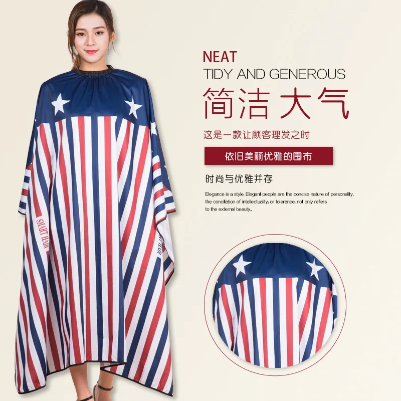 Салонная стрижка для волос Wai Cloth Стрижка волос профессиональная одежда Phi оптом стиль ретро Европа и Америка фартук воды