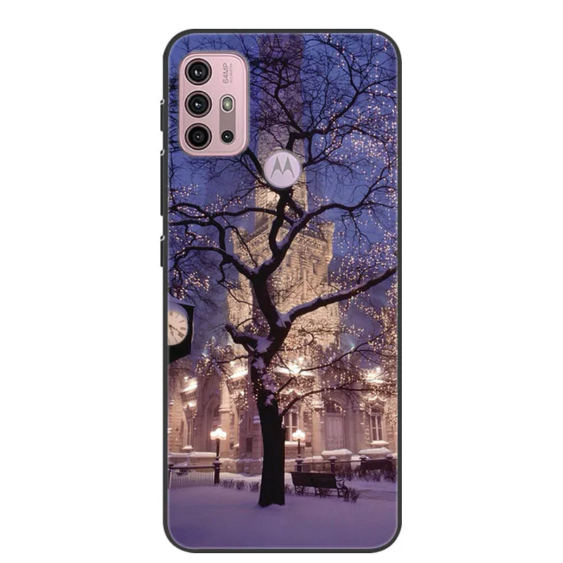 Fashionable Soft Silicone Back Cover Phone Case - Fits 6.5'' Models
