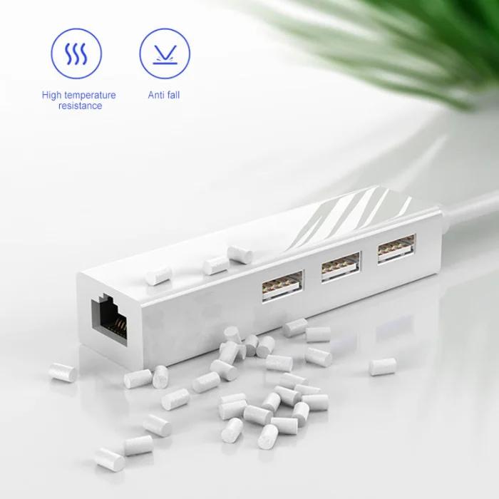 Горячие USB 2,0 к RJ45 концентратор 100 м Ethernet адаптер Сетевая карта USB Lan для Macbook ноутбука BUS66