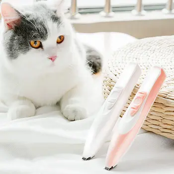 

^Upgrade Electric USB Rechargeable Dog Cat Clippers Low Noise Pet Hair Care small protable pet cllippers d3^