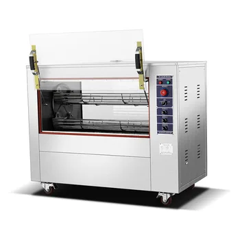 Buy Commercial Chicken Oven Horizontal Roasting Oven Poultry Box Automatic Temperature Control Electric Oven Skeleton HX-27BN