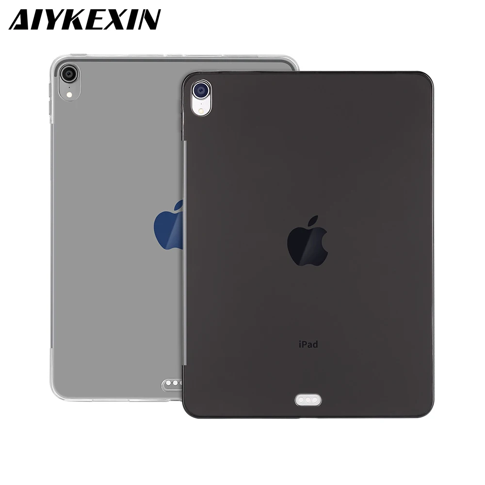 AIYKEXIN для iPad Pro12.9 2018 чехол TPU Crystal Прозрачная мягкая накладка на заднюю панель Nature