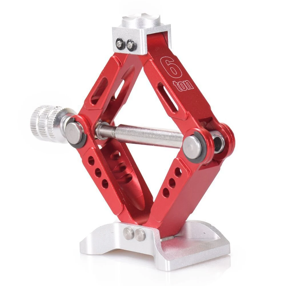 

1:10 Scale Lifting Equipment Glossy RC Car Jack Accessories Aluminum Alloy Adjustable Angle Strong Construction Easy Operate