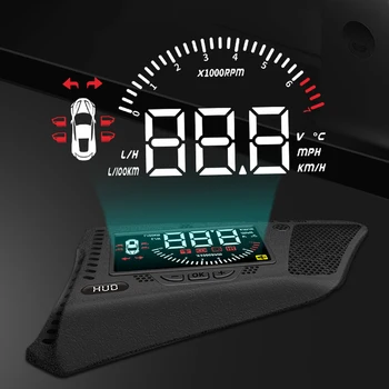 

XINSCNUO For Volkswagen T-ROC 2019 2020 Safe Driving Screen Full Function OBD Car HUD Head Up Display Projector Windshield