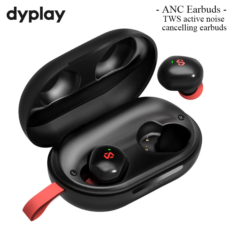 Active Noise Canceling Bluetooth Wireless ANC TWS Earbuds Earphone with 45H Long Lasting Playtime Charge Case Headphone