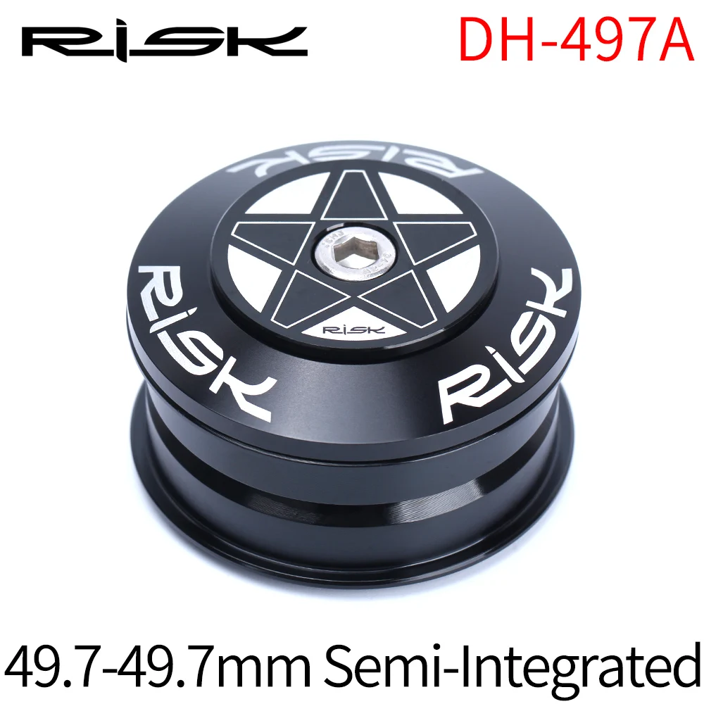 Risk горный велосипед Bowl Group DH Горные 44-49,7/49. 7 мм коническая подходящая 1,5 конусная прямая передняя вилка Perlin