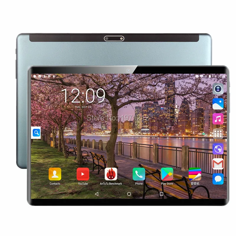  Newes 10 Inch tablet 3G 4G Phone call Android 9.0 Octa Core RAM 6GB+64GB ROM Wifi GPS Glass Screen 