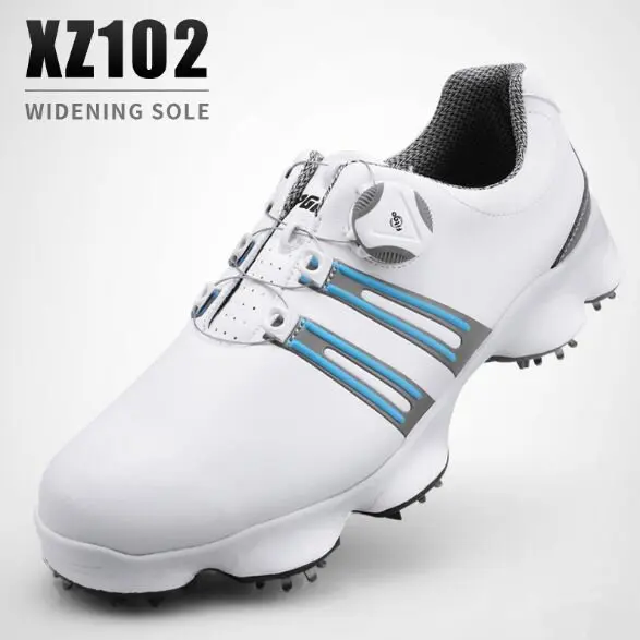 PGM обувь для гольфа мужская обувь для гольфа широкая подошва вращающиеся шнурки водонепроницаемые и дышащие