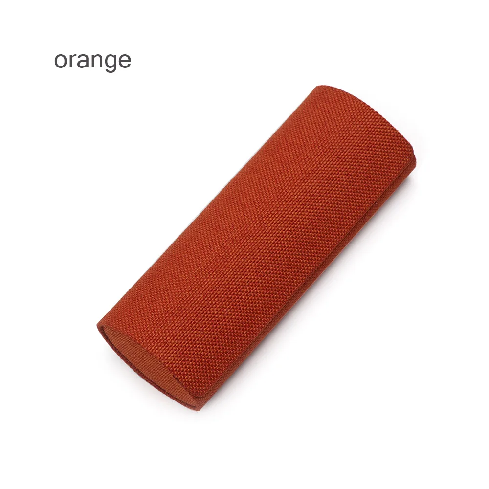 orange 1 шт. Новинка Ретро овальная коробка для очков складной чехол для очков сумка для хранения очков защитные очки модные аксессуары - Цвет: orange