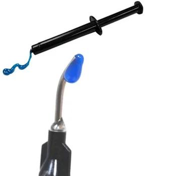 

Free Shipping 20 pcs/lot ) Blue Gel Gum Protector Syringe / Gum Protector/Teeth Whitening gingival protection gel