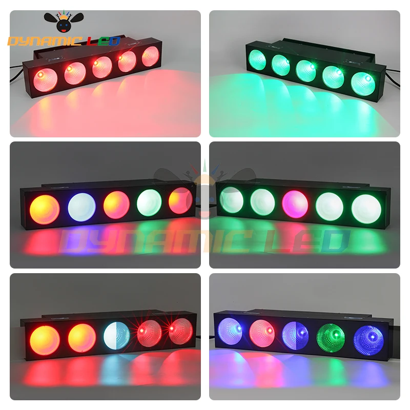 Поставщик 4 шт. Магическая Матрица led 5dot DMX512 Master/Slave Auto run Sound active для сцены dj lighting