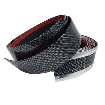 

Car Stickers Carbon Fiber Texture Sticker Diy Car Tuning Stickers Door Sill Protector Trim Strip Vehicle Accessories