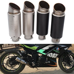 Image 1 - 51mm 61mm Motorcycle Pipe Exhaust With DB killer Exhaust Pipe Muffler For Honda CBR600 F2 F3 F4 F4i cbr 600 f3 f4i f4 f2 CR80R