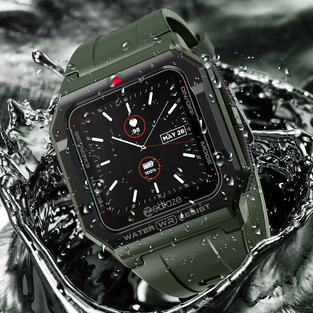 NEW 2021 Zeblaze Ares Heart Rate Tracking Smartwatch Multi Watch Face 3 ATM 15 Days Battery Life Smart Watch For IOS & Android