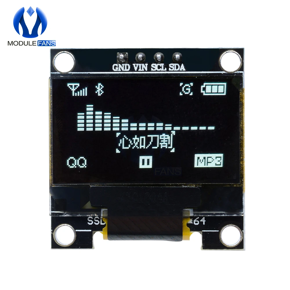 Плата драйвера контроллера Arduino STM32 0 96 дюйма 128*64|display module|oled display modulei2c oled module |