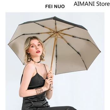 

Sun Umbrella Women's Parasol UV-resistant Women's Rain and Rain Dual-use Umbrella Mini Compact Portable Folding Sun Umbrella