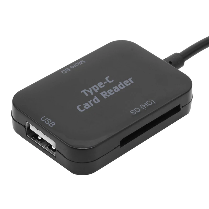 Компьютерные аксессуары USB-C type C к USB 2,0 концентратор SD TF считыватель карт OTG адаптер для телефона ПК