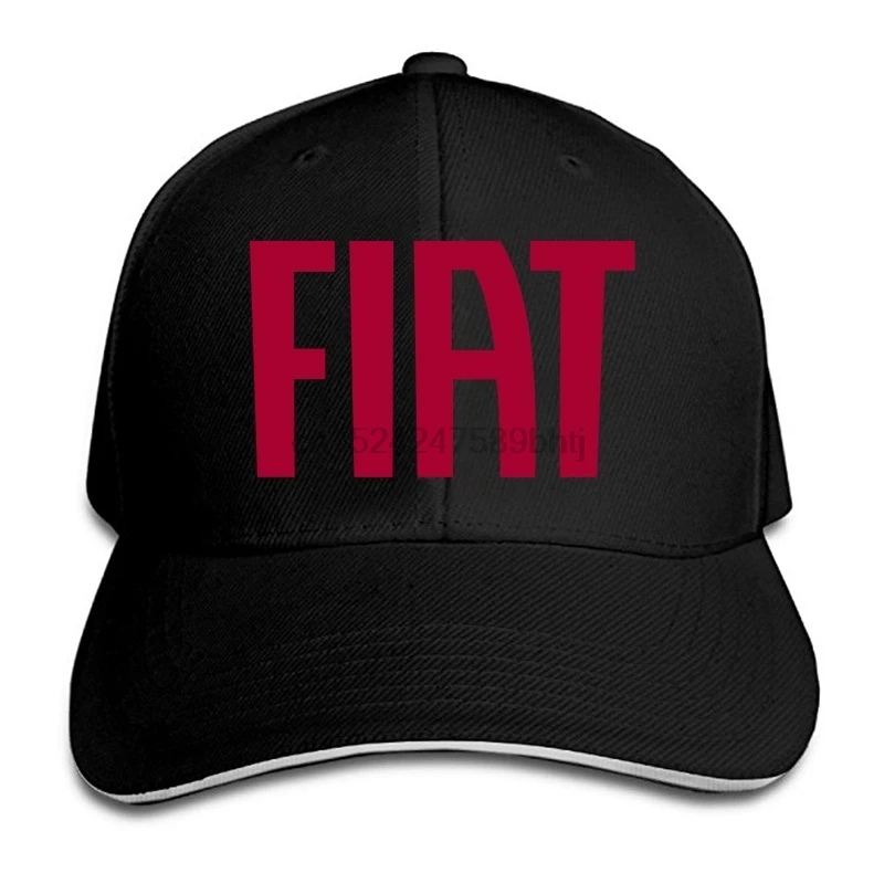 Модная хлопковая бейсболка с принтом Fiat, модная Кепка унисекс для гольфа, летняя бейсболка с сеточкой и регулируемым ремешком, Кепка