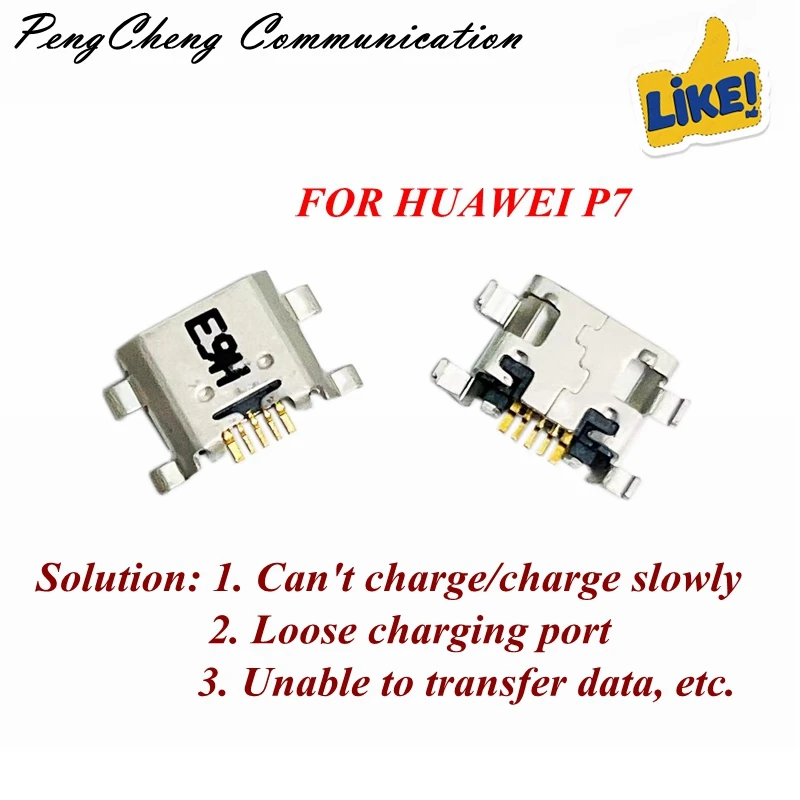 

10 шт.-100 шт. для HUAWEI P7 Универсальный Android Micro USB зарядный порт коннектор для док-станции Запасные части для гнезда