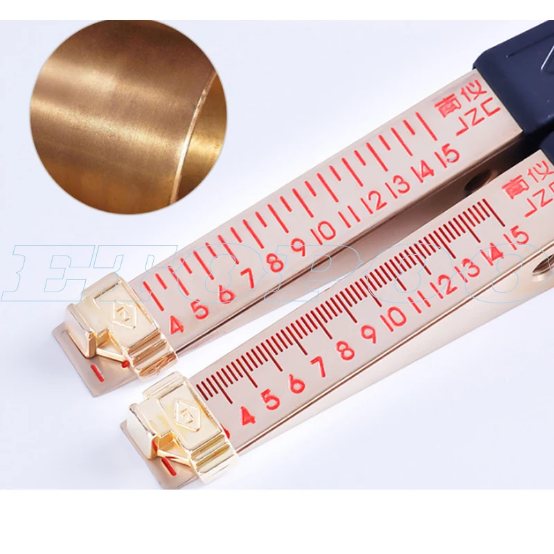 1-15mm 0.5-10mm 0.4-6mm Wedge Feeler Gauge Crack Flatness Layout Insert Wedge Gauge Welding Taper Measure Tool Caliper images - 6