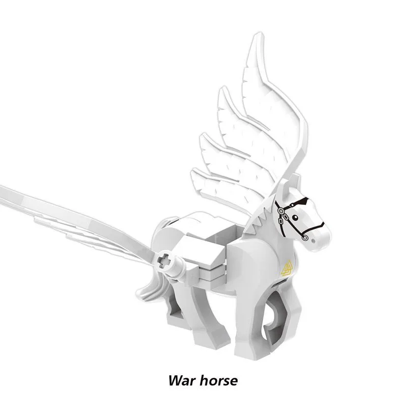 Blocos de Construção de Brinquedos de Presente para as Crianças Mágico Aranha Rinoceronte Newt Jacob Tina Hagrid Pet Animais Faça Você Mesmo Tijolos 7 Pçs - Set 4 7 Pçs set Mágico Aranha Rinoceronte Newt