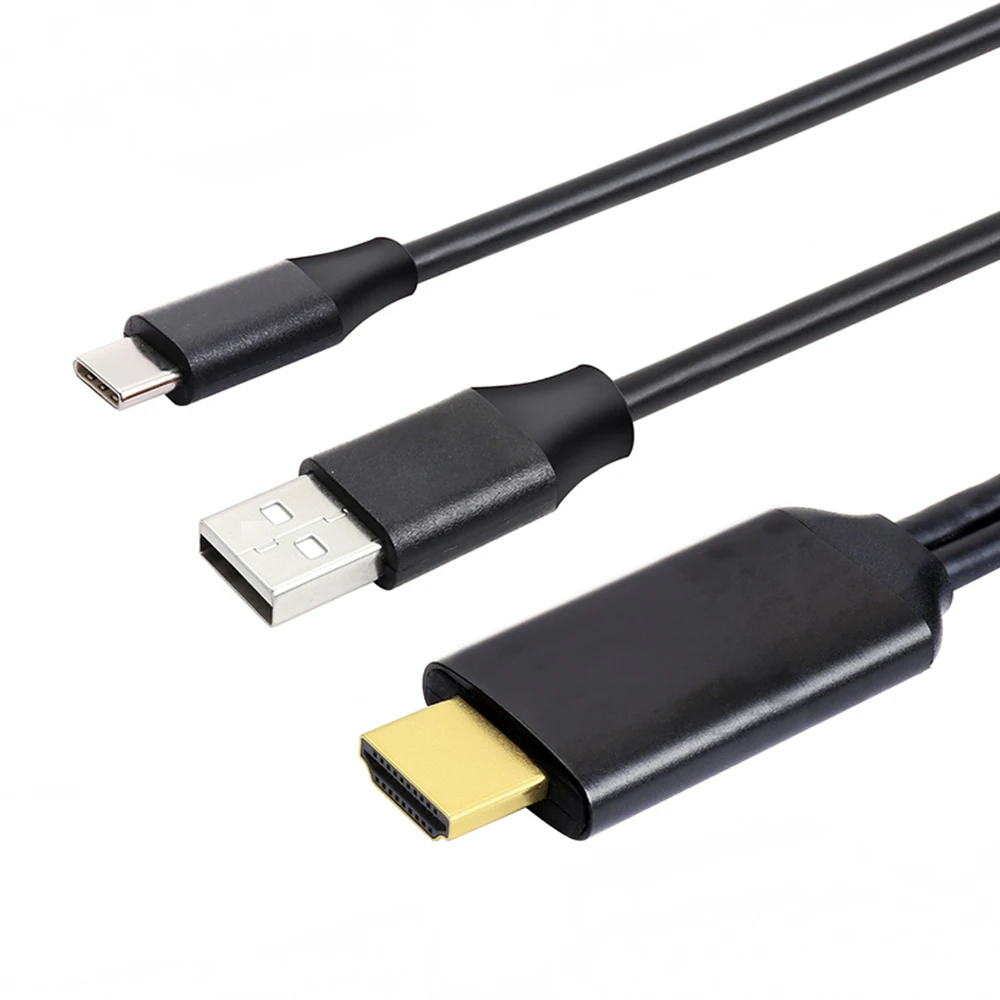 EC-T2 4K 60Hz USB C к HDMI HDTV Кабель/Тип C к HDTV кабель адаптер Тип C USB конвертер кабель конвертер для samsung Asus Dell