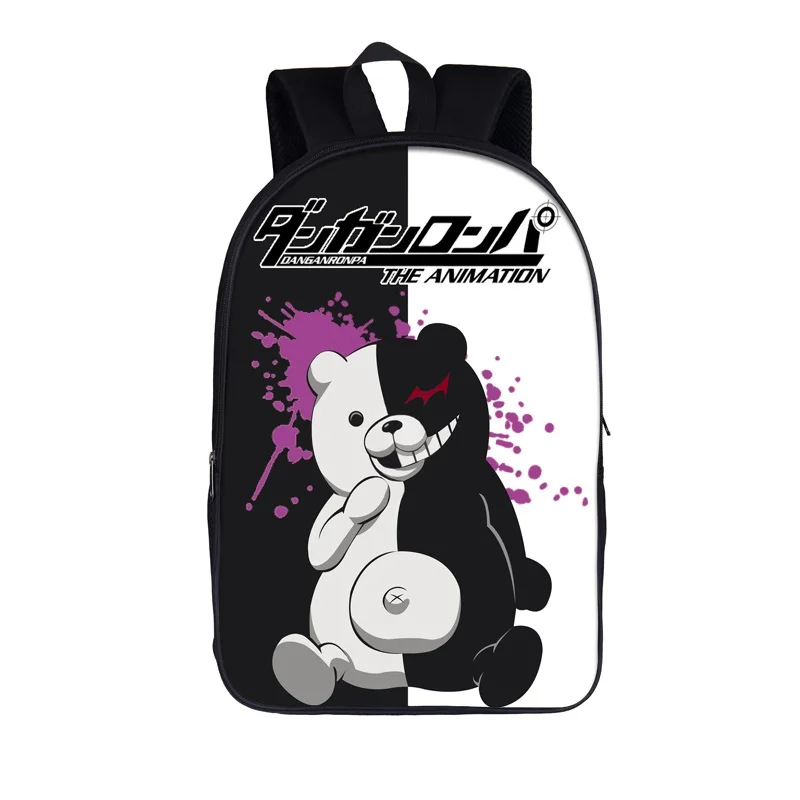 Danganronpa Dangan Ronpa Monokuma школьный рюкзак для девочек и мальчиков школьные сумки для подростков Mochila Sac A Dos