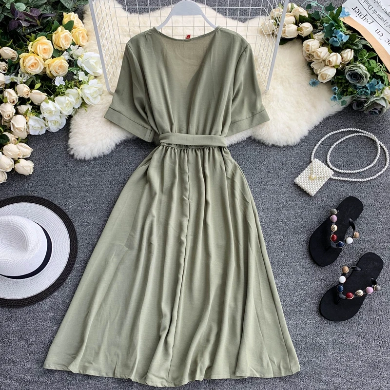 Модное весеннее новое летнее длинное платье миди с v-образным вырезом vestido de festa вечернее Бандажное женское повседневное элегантное платье с высокой талией Vestidos