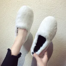 Плюшевая хлопковая обувь; обувь «божья коровка»; Осенняя обувь; зимняя обувь на меху; белые туфли; женская обувь на танкетке; обувь на плоской подошве