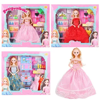 

Fashion Dolls Changing Into Make-up Dolls Dolls Suit For Family, Children's Educational Toys, Simulation Toys, Birthday Gifts