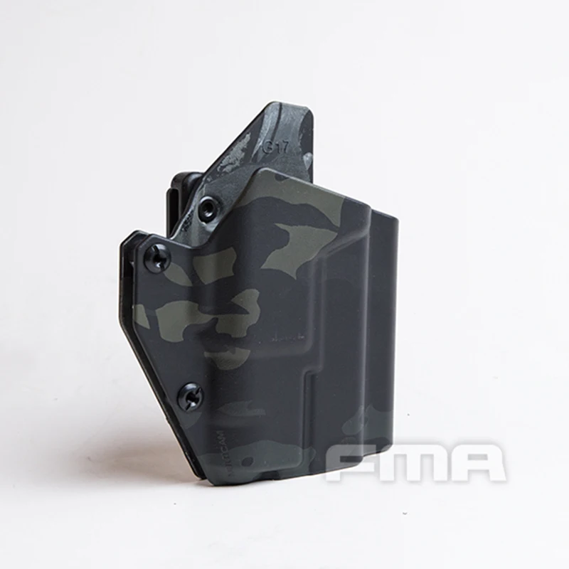 MultiCam Black FMA G17S с SF легкий Подшипник кобура пистолет короткая куртка для G17& Inforce APLC свет страйкбол тактическое оборудование 1327 - Цвет: MultiCam Black