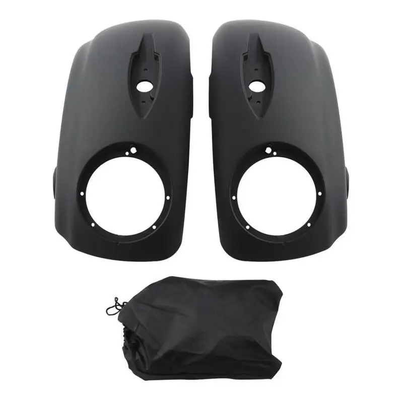 Motorcycle Saddlebag Lids Cover 6.5'' Speaker Cutout For Indian Chieftain Dark House-Chieftain 2014- Roadmaster