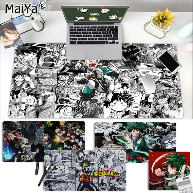 

Maiya Vintage Cool My Hero Academia gamer play mats Mousepad Free Shipping Large Mouse Pad Keyboards Mat
