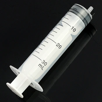 

5Pcs Translucent Measuring Syringe 30ml Plastic Syringe Measuring Nutrient Hydroponics For Pets Cat Feeding Accessories