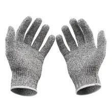 Анти-порезные рабочие защитные перчатки, кухонные защитные перчатки из нержавеющей стали, защитные перчатки из проволочной сетки, устойчивые перчатки для мясника с металлическим ножом L8M2