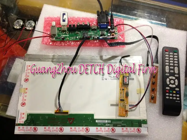 

Industrial display LCD screenCLAA102NA1BCW 10.2-inch netbook display driver board with USB retrofit TV function