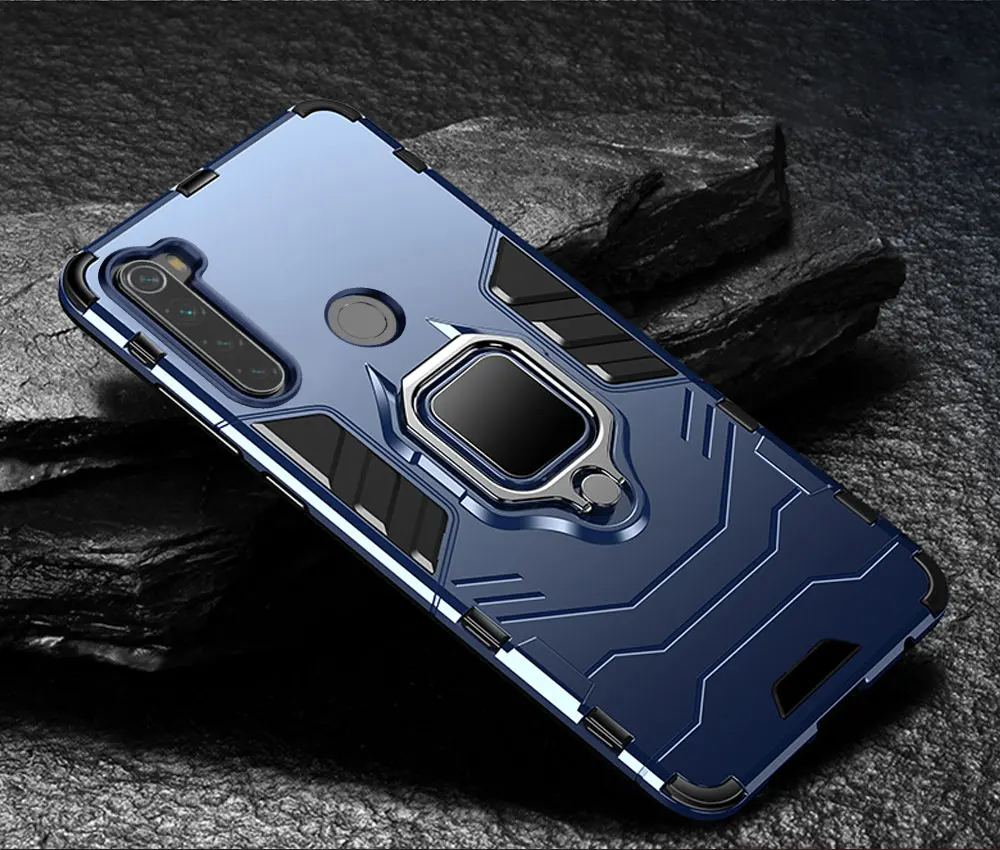 Чехол для Redmi Note 8 T, чехол, магнитный автомобильный держатель для телефона, чехол-кольцо для Xiaomi Redmi Note 8 T 8 T, чехол-броня, матовый чехол