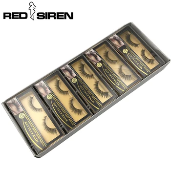 

RED SIREN 10 Pairs / Lot Mink Lashes Wholesale Bulk 8 Styles Soft Volume Natural Eyelashes Makeup False Eyelashes