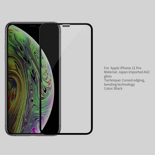 9H 3D закаленное стекло для iPhone 11 Pro Max полное покрытие экрана протектор Nillkin CP+ MAX анти-Взрывная пленка для iPhone 11 Pro - Цвет: For iP11 Pro 5.8