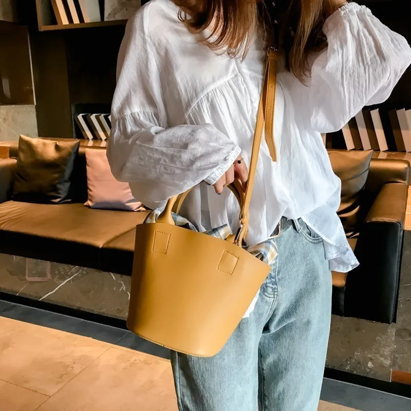

Luxury Brand Handbags Designer Women Bags New High Quality PU Leather Female Bucket Bags Shoulder Crossbody Bags For Women 2019