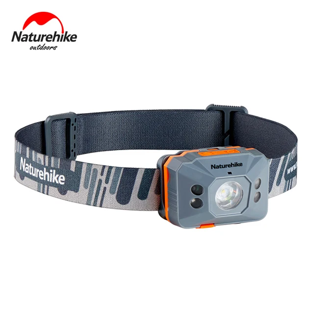 Orange Naturehike открытый светодиодный фонарь Koplamp портативный налобный фонарь 4 режима индукционный переключатель Сверхлегкий Водонепроницаемый Кемпинг Бег Туризм использует - Цвет: Orange