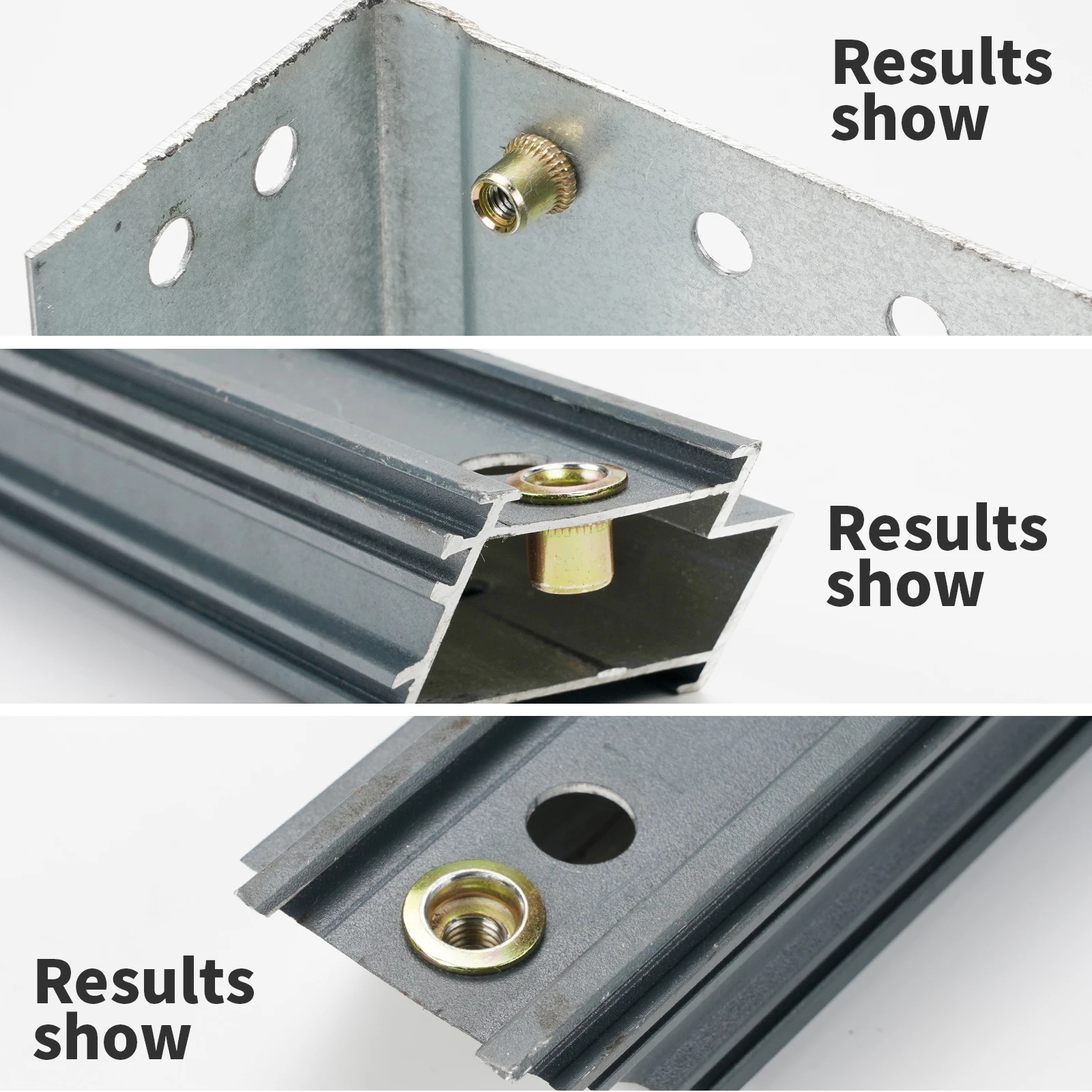 Hand Rivet Nut Gun Head nuts Simple installation Manual Riveter Rivnut Tool Accessory for Nuts M3 M4 M5 M6 M8 M10