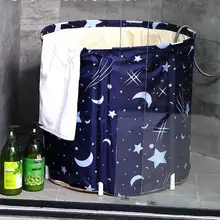 Трембл ванна, ванна для взрослых, Складная сетка, красная Бытовая ванна, портативная, цельное утолщение тела, ванна для взрослых и Ванна