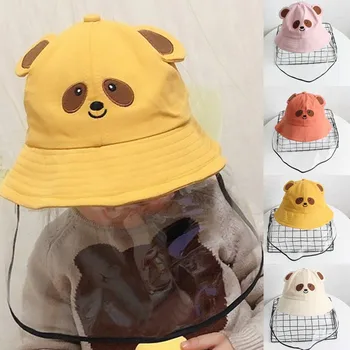 

Anti-spitting Protective Hat Dustproof Cover Kids Boys Girls Fisherman Cap Hat Dustproof Cover Children Boy Girl Fisherman Cap