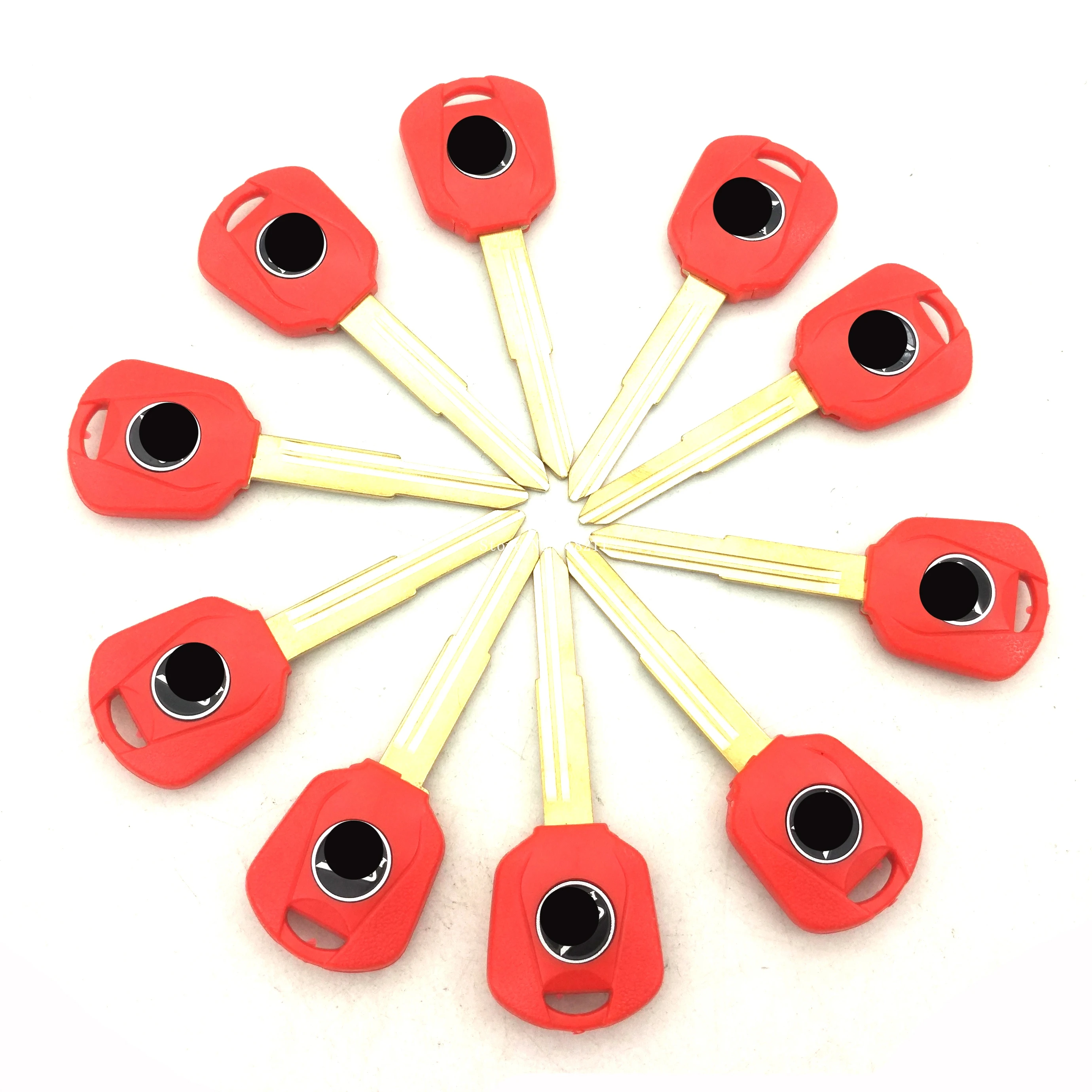 Motorcycle Key Blanks 10pcs for HONDA CB400 VTEC CBR600 900 1000